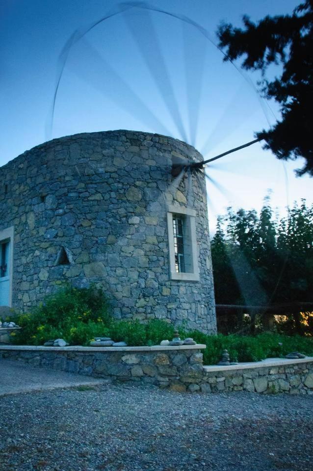 Authentic Cretan Stone Windmill Villa Szitía Kültér fotó