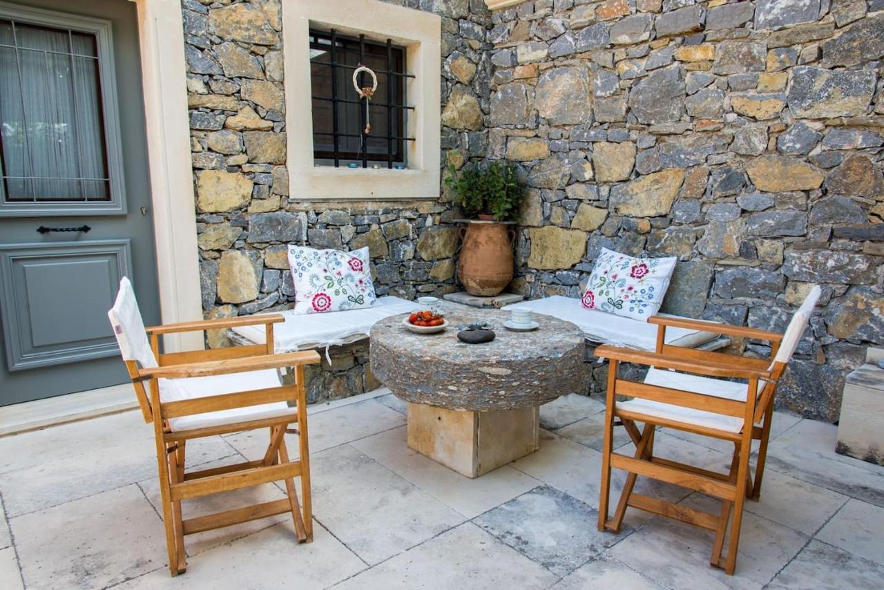 Authentic Cretan Stone Windmill Villa Szitía Kültér fotó